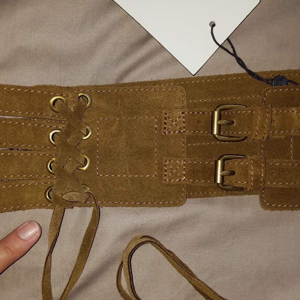 New spell designs josephine suede leather belt M - Picture 9 of 11